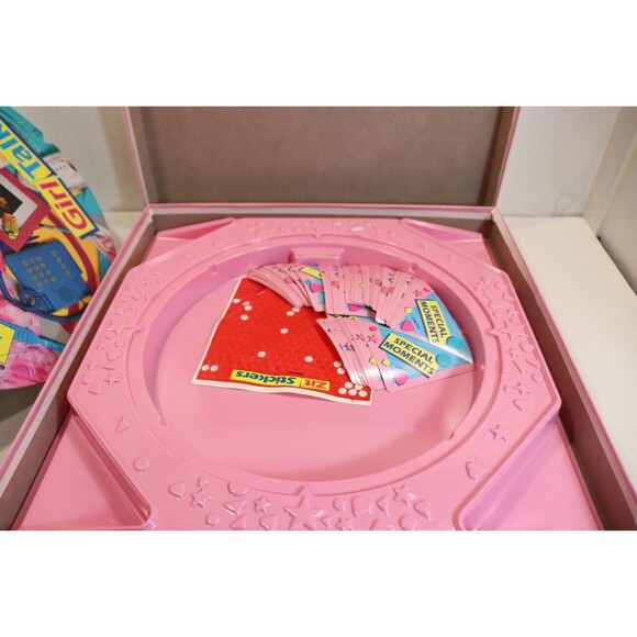 Girl Talk Board Game Vintage Classic Golden Some Writing on Pieces No Instruct - Picture 8 of 13